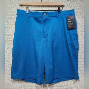 Nike‎ Flex Golf Performance 36 Short  Moisture Wicking Lightweight Teal NWT